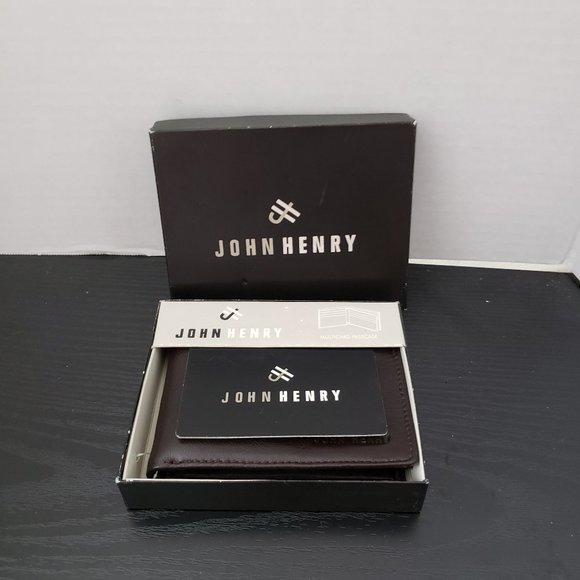 JOHN HENRY Other - (2/20) ORIGINAL JOHN HENRY Men’s Leather Card Holder